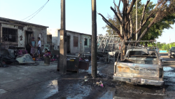 En riesgo familias de Santa Fe, ante incendio de gran magnitud