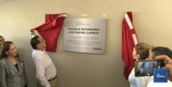 Inauguraron nuevas instalaciones de la secundaria José Rafael Campoy
