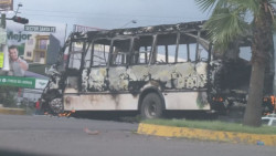 20 unidades del transporte dañadas por violencia
