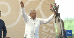 El Pueblo Mayo le pide solución a sus problemas a López Obrador