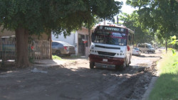 Calle Aloe en mal estado
