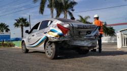 Se registra accidente sobre la carretera Culiacán-Eldorado