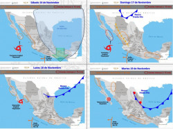 Se forma tormenta tropical "Raymond" en el pacífico