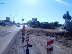 Cierre del Pedro Infante en el tramo del boulebard Espinoza de los Monteros