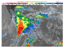 Alerta por  lluvias intensas en Sinaloa