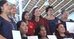 Mujeres concluyen curso de capacitación, apoyo otorgado por Banco de Alimentos