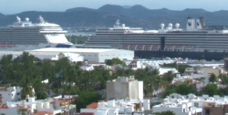Arriban a Mazatlán 3 cruceros turísticos en un día