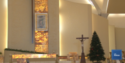 Colocan el Pino de la Solidaridad en el Santuario de Nuestra Señora de Guadalupe
