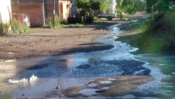 Fuente de aguas negras en la CNOP