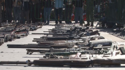 Destruyen armar de grueso calibre decomisadas al narco