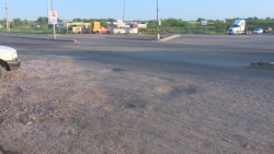 Se esta trabajando en reparar los baches en la ciudad