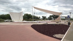 Dos años sin velaria en el Parque Lineal, por falta de 'viáticos'