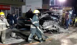 Deja cinco lesionados aparatoso accidente