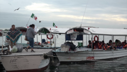 Frío provoca poca actividad en el embarcadero de la Isla de la Piedra