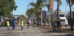 Comerciantes de la Avenida Rafael Buelna inconformes por cierre de vialidad