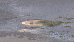 Se registra fuga de aguas negras