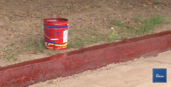 Vecinos se manifestaron ante la franja roja de la Quintana Roo