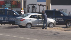 Se registró persecución y enfrentamiento a balazos sobre la Calzada Aeropuerto