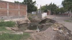 Peores las condiciones del arroyo en el Fraccionamiento Industrial Canacintra