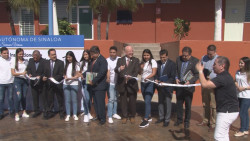 Entrega de instalaciones de la escuela de Criminalística, Criminología y Ciencias Forenses
