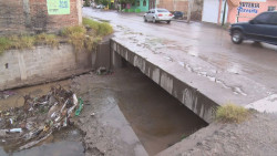 Sin colocar barandal en arroyo de Ampliación Toledo Corro