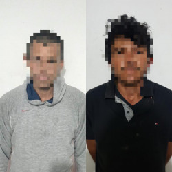 Detienen a dos con droga