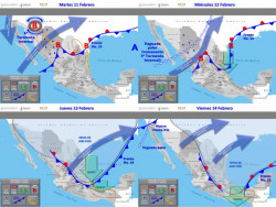 Volverán bajas temperaturas el fin de semana: Meteorológico