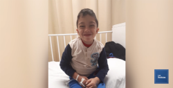 Muy contento acudió “Marito” a recibir su tratamiento contra el mal de “Hunter”