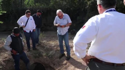 En búsqueda JUMAPAM de fuentes de agua en zona rural