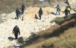 Elementos de SSP realizan recorrido de inspección en zona de playa de Olas Altas