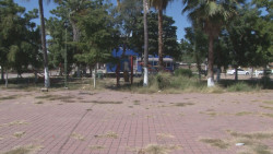 Abandonan parque de Bachigualato