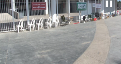Desde temprano, apartan lugar para obtener el mejor lugar en la coronación de Juegos Florales