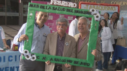 Feria de la Salud para hombres en Palacio de Gobierno