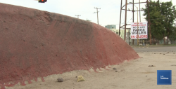 Vecinos de la Quintana Roo exhiben su descontento