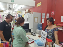 Continúa gobierno de Rosario difusión en comercios para prevención de Coronavirus