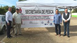 Instalan centro de acopio para campos pesqueros