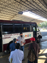 Camiones urbanos tomarán medias preventivas por Coronavirus
