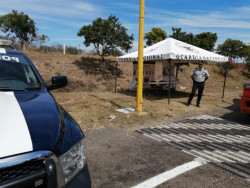 Guardia nacional instala módulos informativos sobre COVID-19