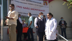 Médicos y enfermeras exigen insumos para su protección