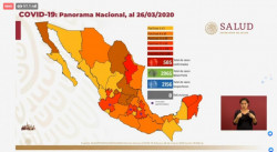 Aumentan más de 100 casos de Covid-19 en un día. México sube de 475 a 585 infectados este jueves