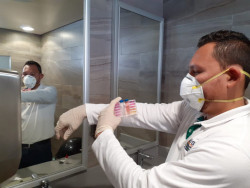 COEPRISS supervisa limpieza de hospitales y transporte público