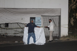 Persona asesinada fue encontrada en una costruccion
