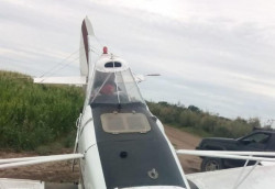 Se desploma avioneta en Navolato