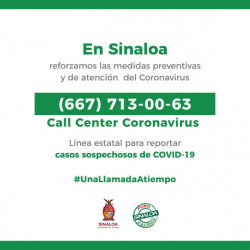 Exhortan a usar números de atención de coronavirus en caso de síntomas