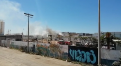 Desmantelan cuarto frío y causan incendio por avenida Gabriel Leyva