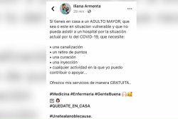 Enfermeras ofrecen servicios médicos básicos como apoyo a la ciudadanía