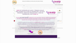Vence el plazo de suspensión de labores para la CEAIP Sinaloa