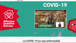 Destacan micrositio de Sinaloa para informar por COVID 19