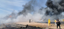 Se incendia bodega en Bachigualato