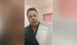 Ciudadano mazatleco se solidariza con personal médico y dona caretas plásticas